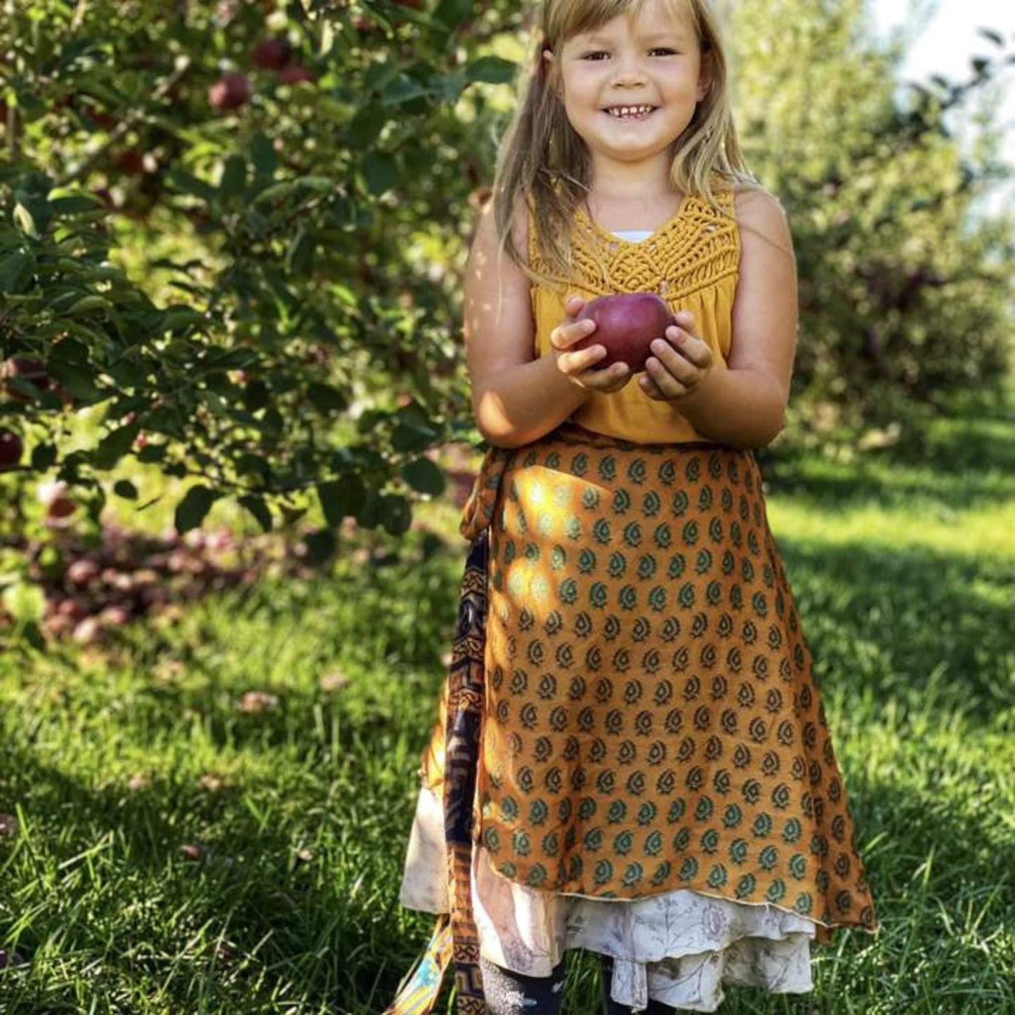 Tiny Dancer Kids Skirt – Recycled Sari Magic