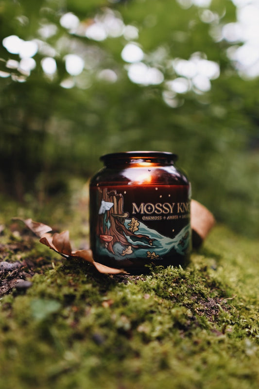 Mossy Knoll | 8oz Apothecary Soy Candle