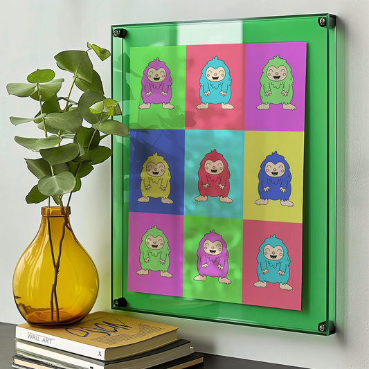 Big Foot Pop Art Unframed Art Print