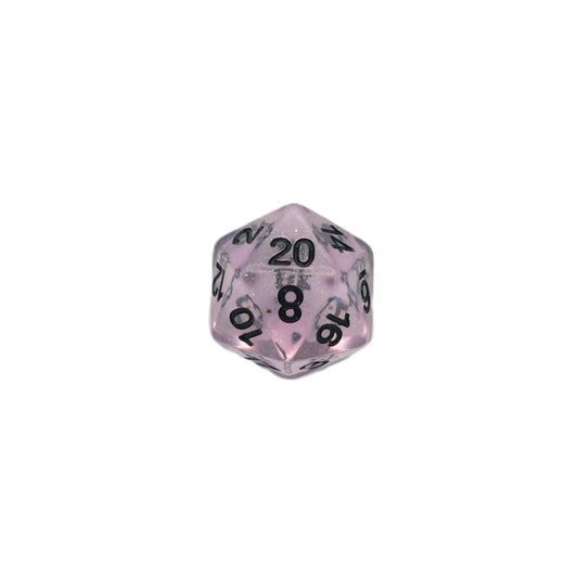 Frozen Blossom - 7 Piece DnD Dice Set | Acrylic RPG Gaming Dice