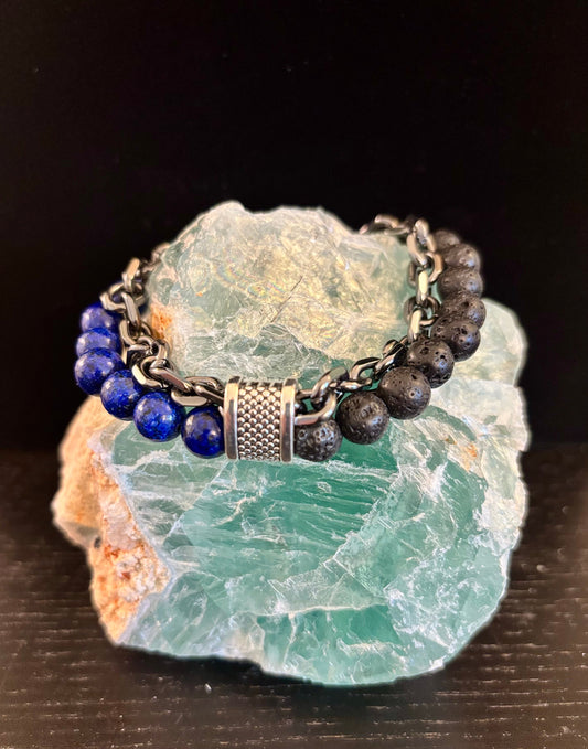 Bold & Balanced Geometric Beaded Bracelet – For Him, Them, or Anyone Fabulous