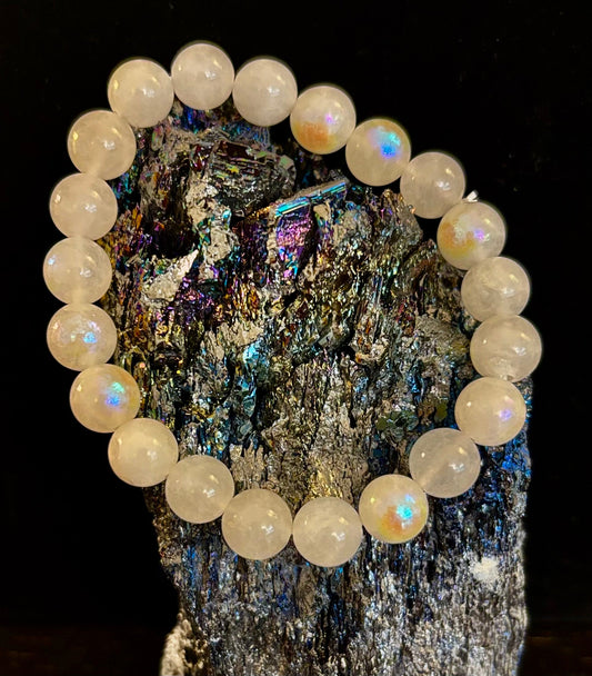 Moonstone Beaded Bracelet