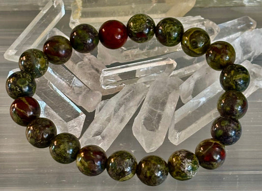 Dragon Bloodstone Bracelet – Courage, Vitality & Empowered Protection