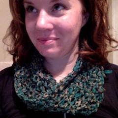 Chunky Chiffon Ribbon Cowl Pattern