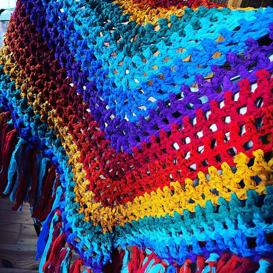 Rainbow Shawl Crochet Kit