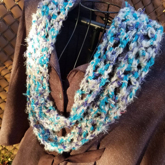 Rainy Day Infinity Scarf Crochet Pattern