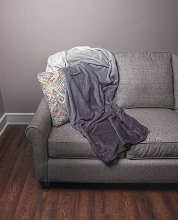 Turquoise Ombre Fleece Throw