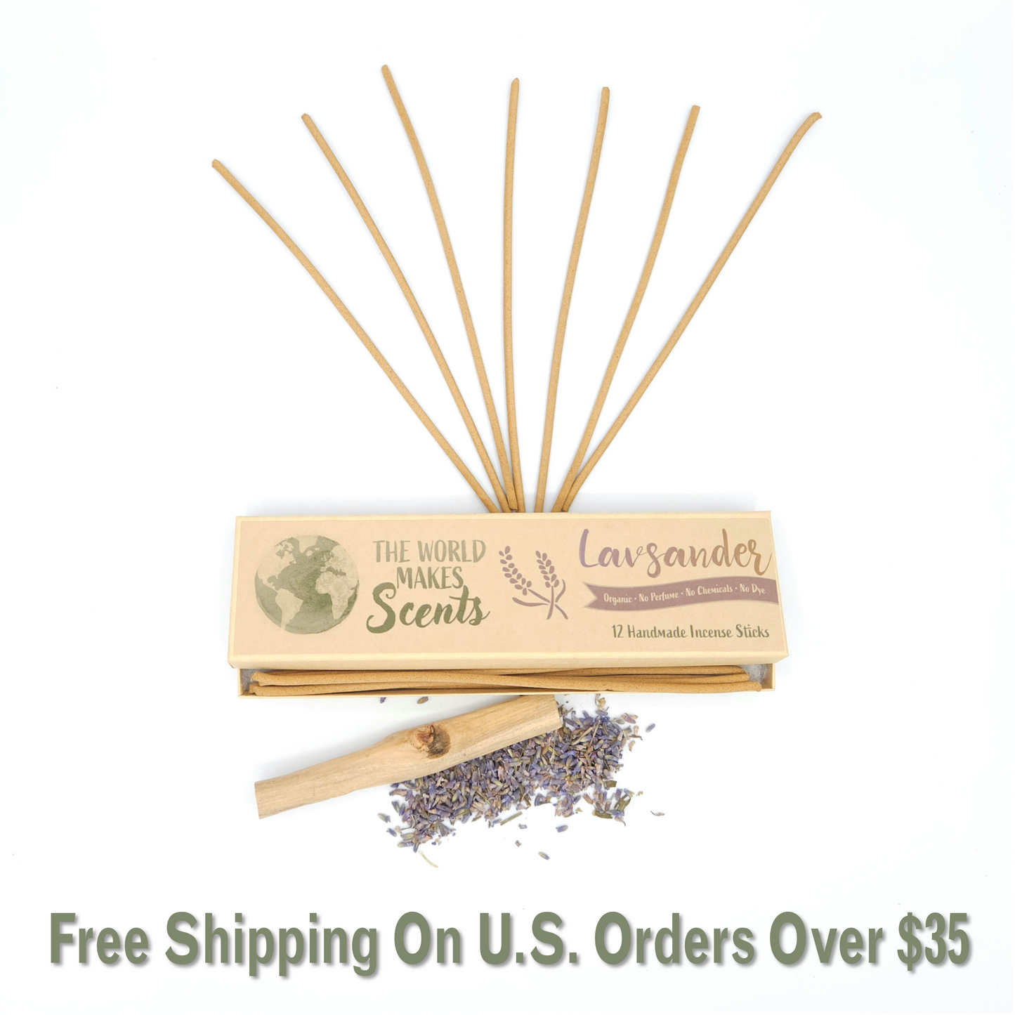 French Lavender Organic Incense Sticks