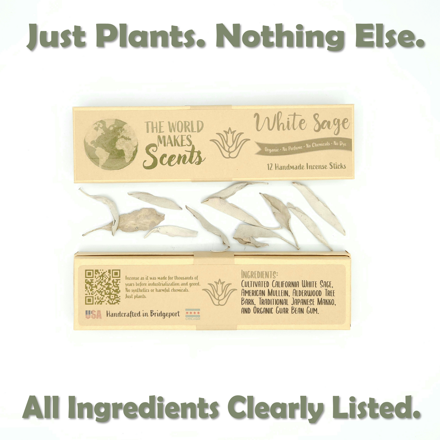 White Sage Organic Incense Sticks