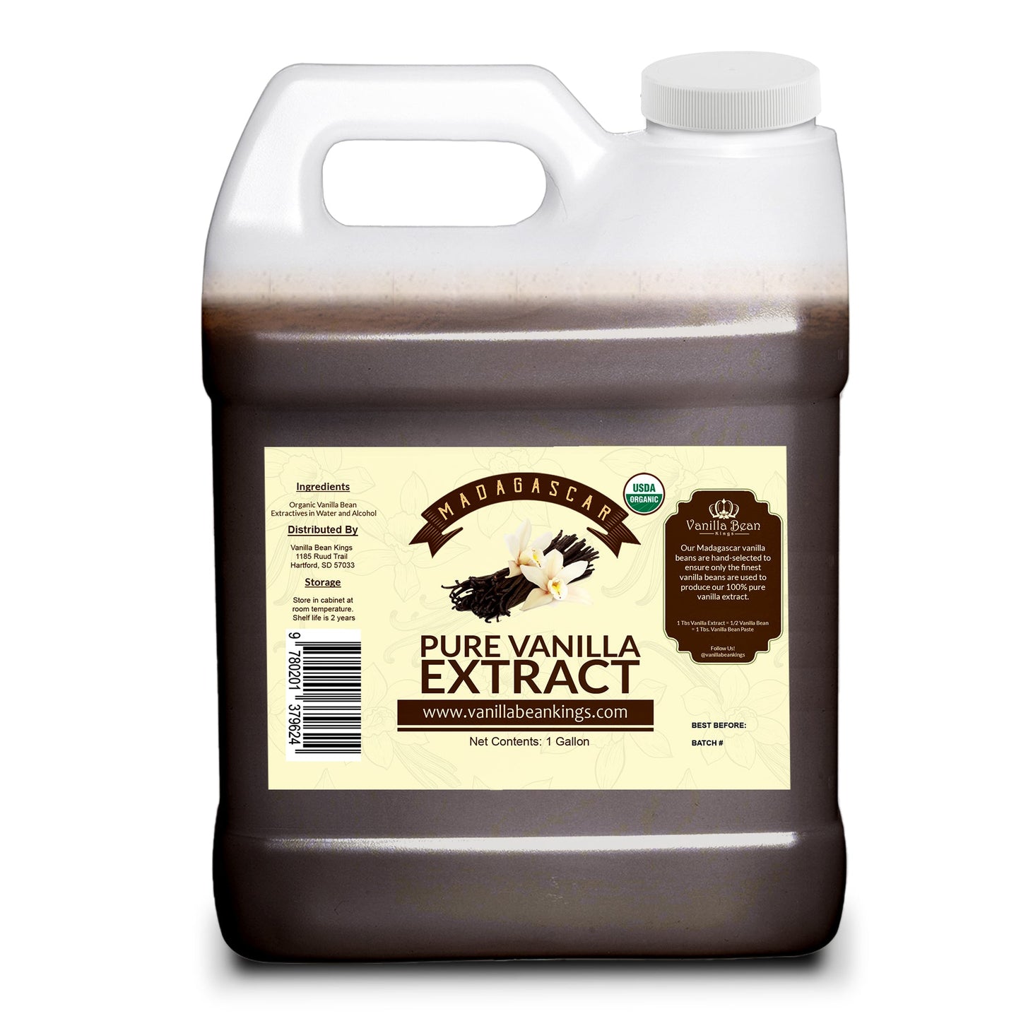 Organic Madagascar Vanilla Extract