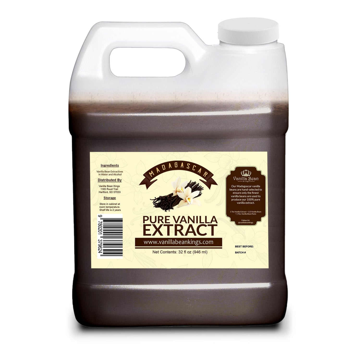 Organic Madagascar Vanilla Extract