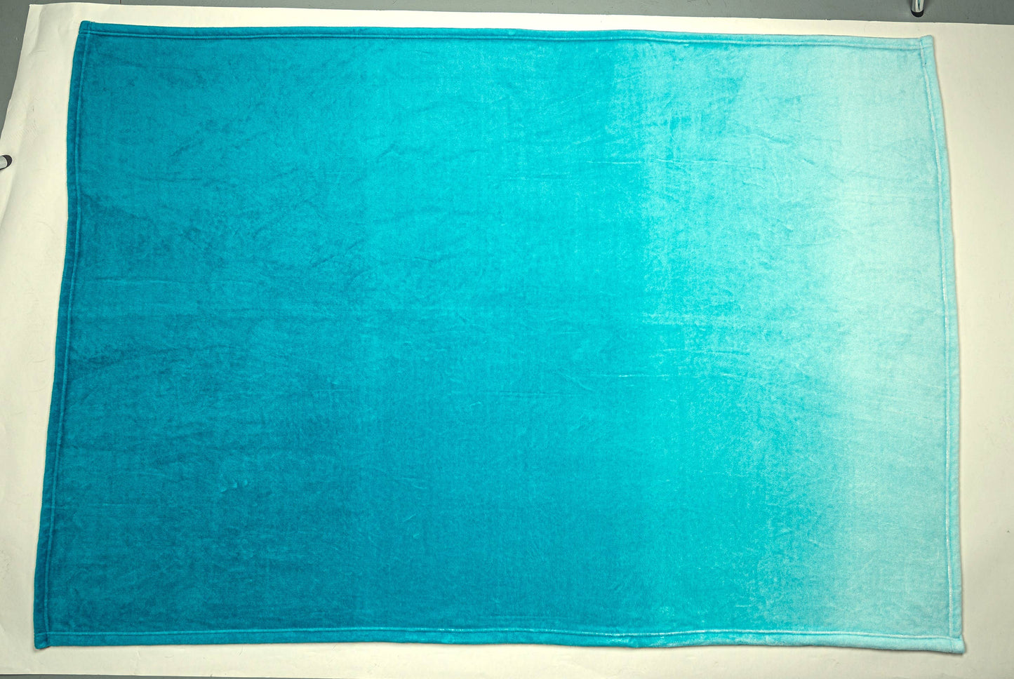 Turquoise Ombre Fleece Throw