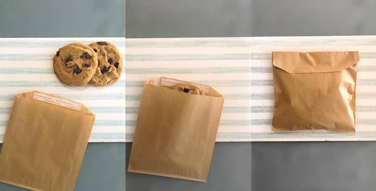 Biodegradable Earth Friendly Paper Sandwich & Snack Bag