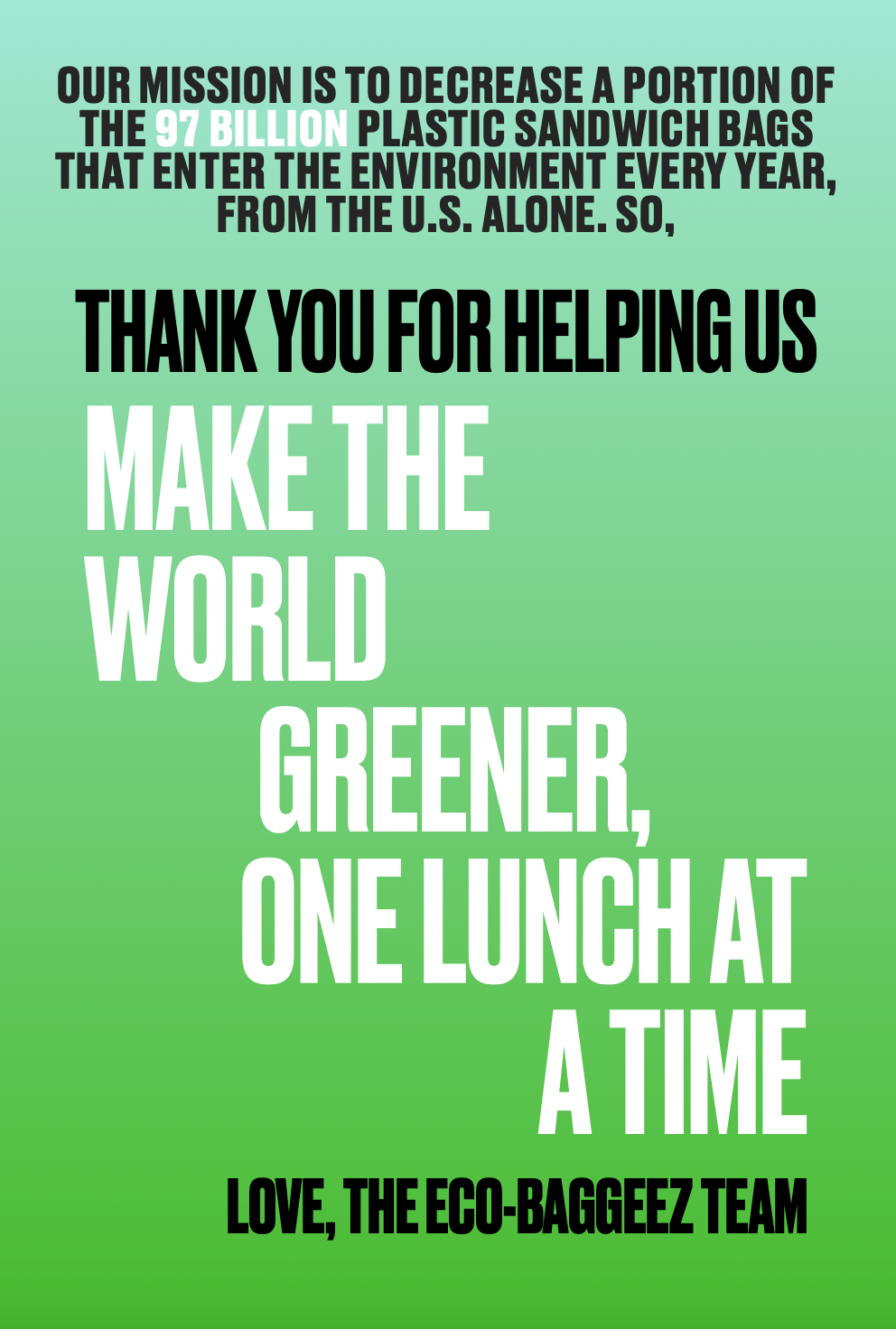 Biodegradable Earth Friendly Paper Sandwich & Snack Bag