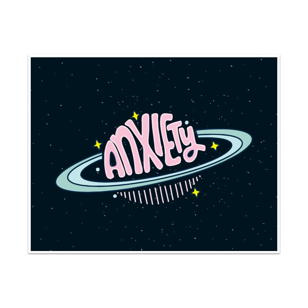 Anxiety The Size Of A Planet Unframed Art Print