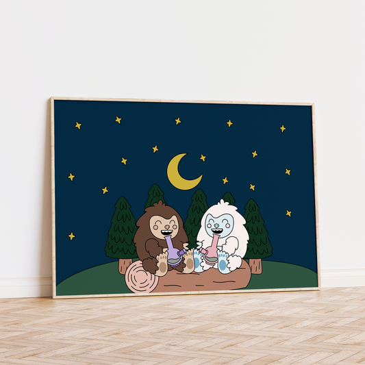 Best Buds Unframed Art Print