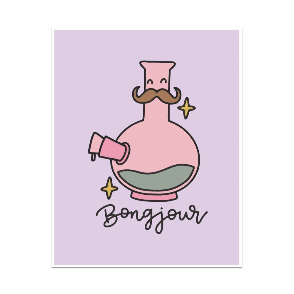 Bongjour Unframed Art Print