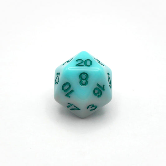 Coastal Memories - 7 Piece DnD Dice Set | Acrylic RPG Gaming Dice