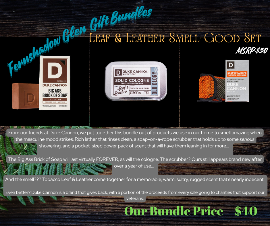 Leaf & Leather Smell-Good Gift Bundle