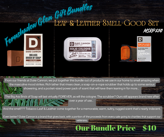 Leaf & Leather Smell-Good Gift Bundle