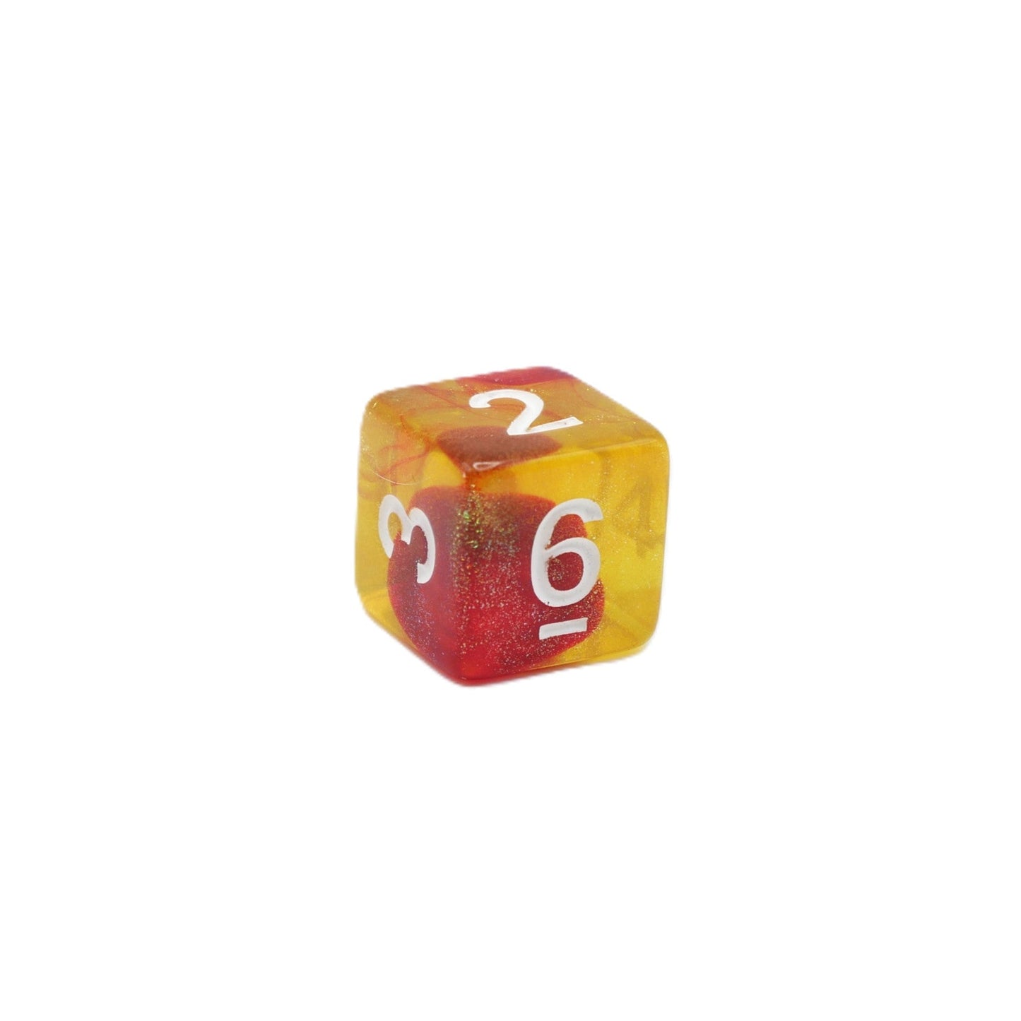 Efreeti's Robe - 7 Piece DnD Dice Set | Acrylic RPG Gaming Dice