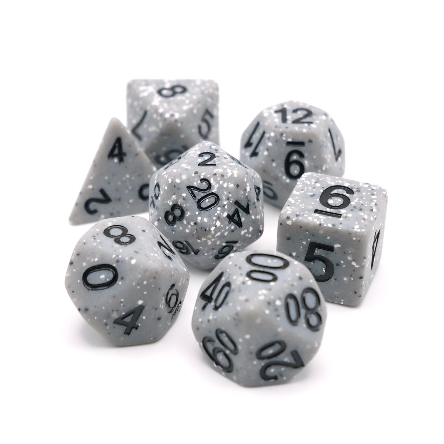 Granite Malphite - 7 Piece DnD Dice Set | Acrylic RPG Gaming Dice