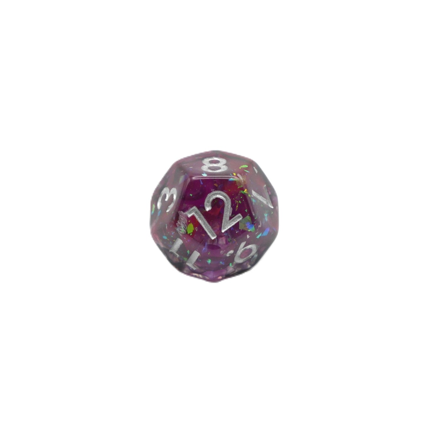 Heart's Content - 7 Piece DnD Dice Set | Acrylic RPG Gaming Dice