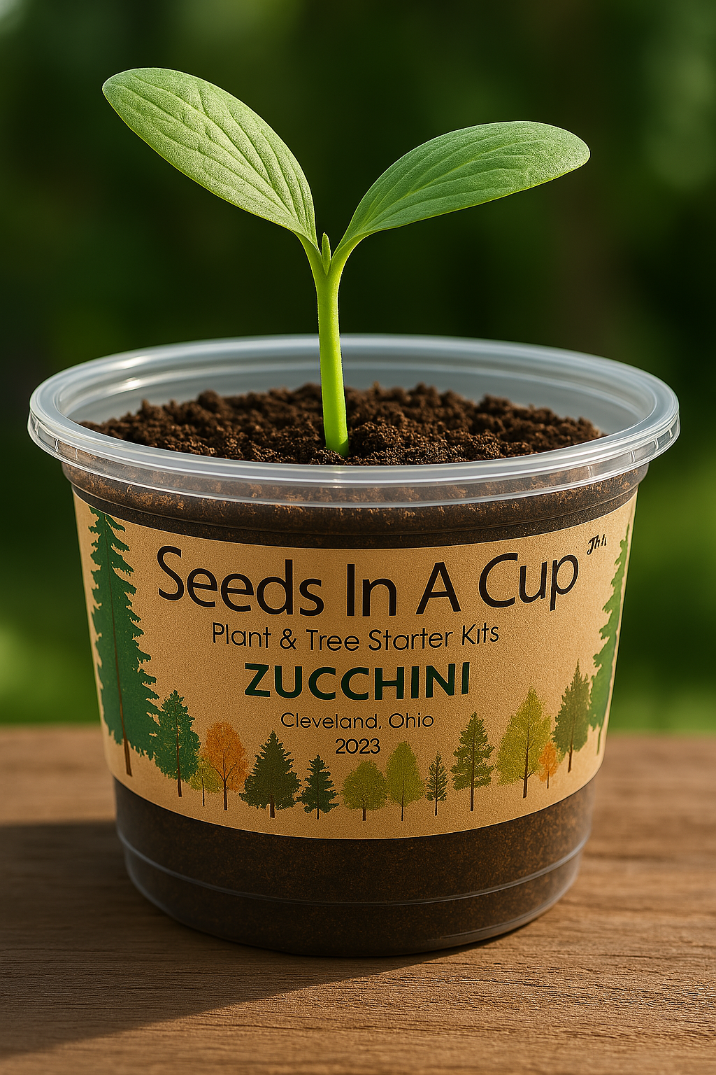 Zucchini | Plant Seed Starter Grow Kit | Seeds In A Cup®