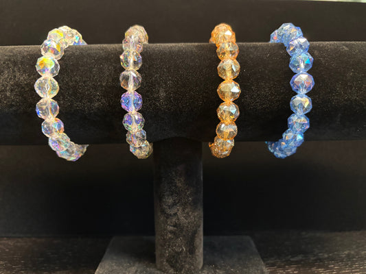 Shine Your Light with Our 10mm Crystal-Like Bracelets
