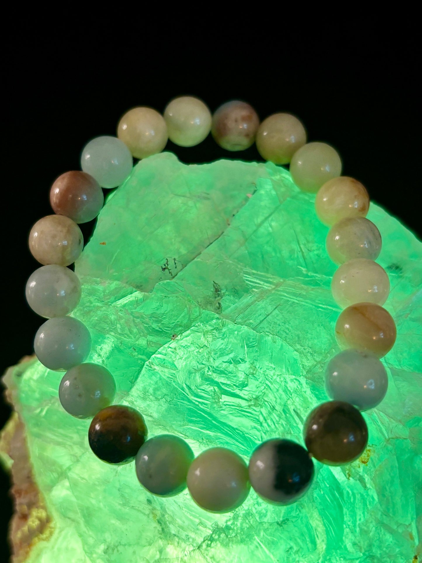Nantasket Beach-Inspired Amazonite Bracelet – Calm, Coastal Energy in Every Bead