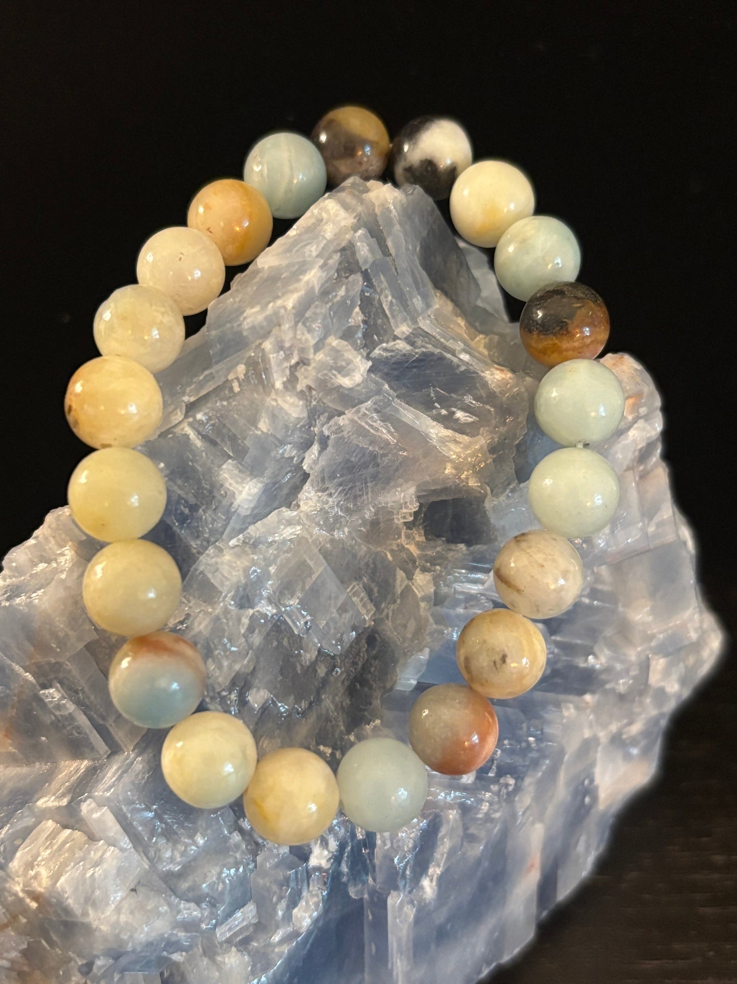 Nantasket Beach-Inspired Amazonite Bracelet – Calm, Coastal Energy in Every Bead