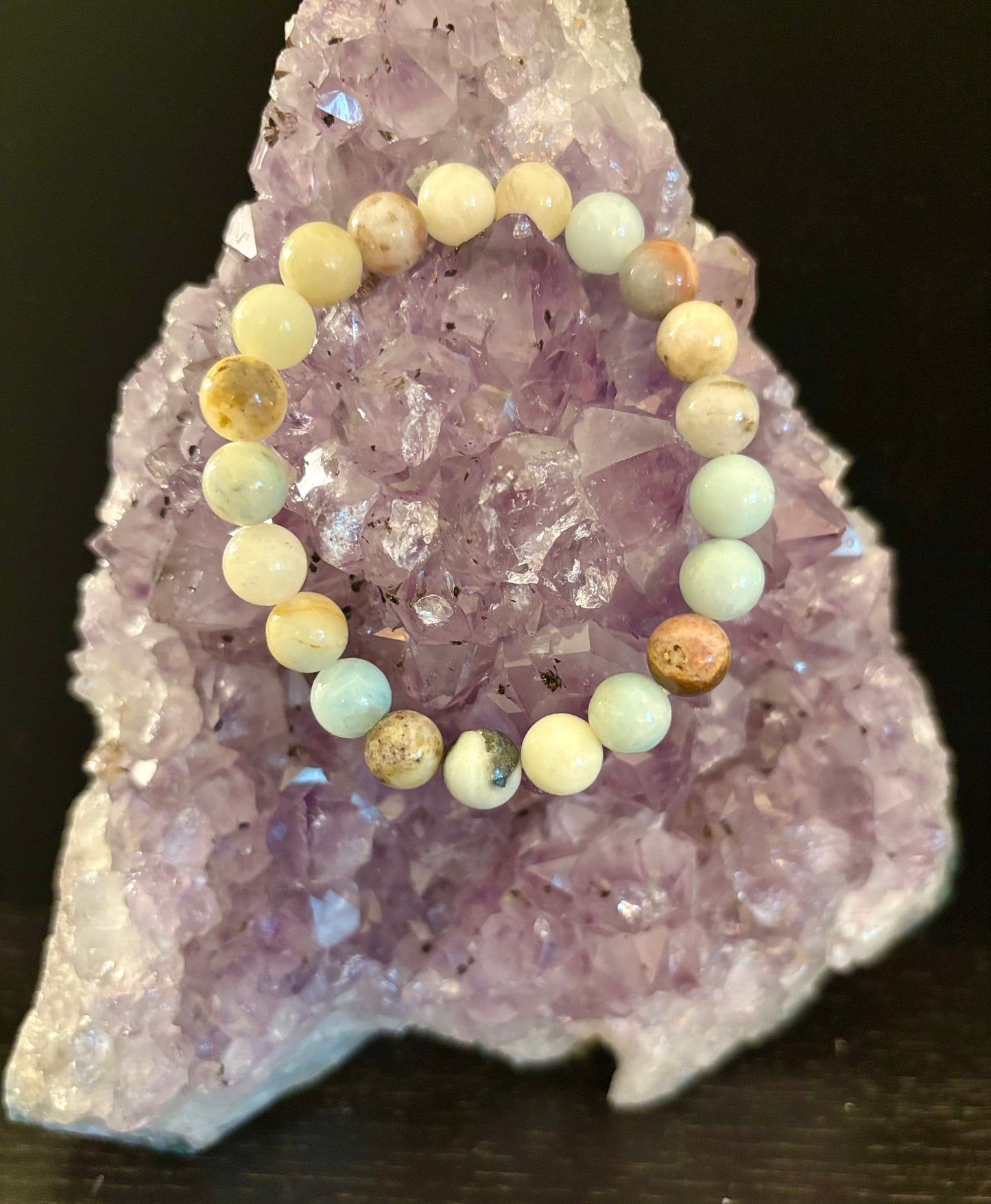 Nantasket Beach-Inspired Amazonite Bracelet – Calm, Coastal Energy in Every Bead