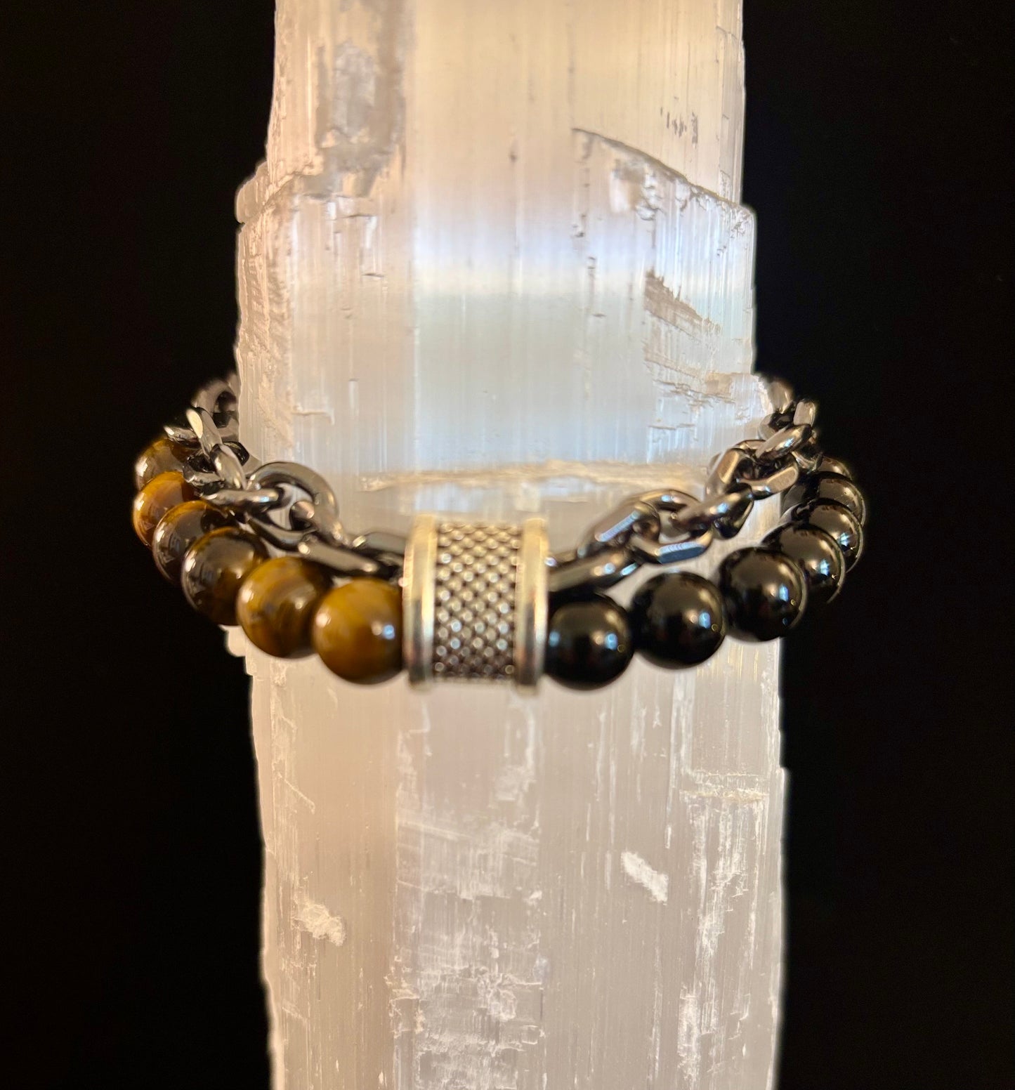 Bold & Balanced Geometric Beaded Bracelet – For Him, Them, or Anyone Fabulous