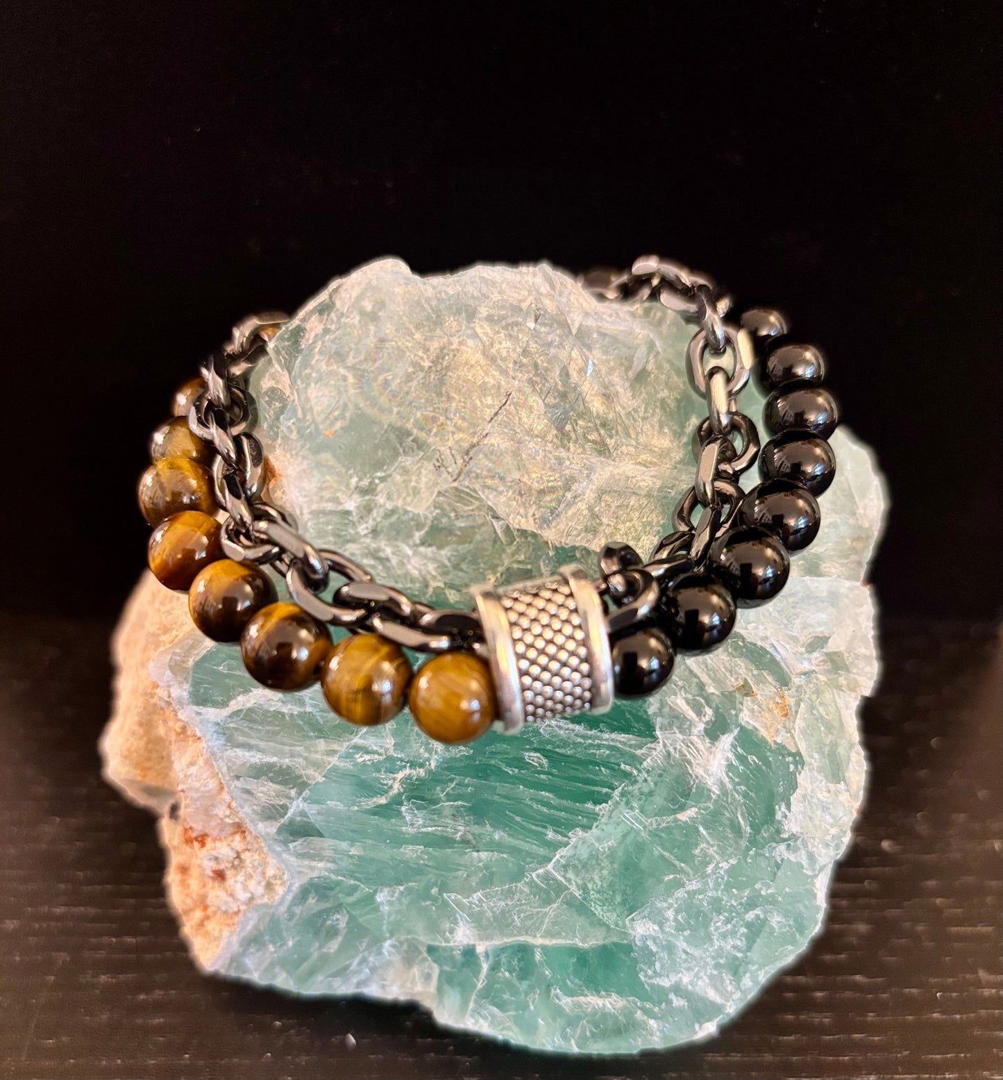 Bold & Balanced Geometric Beaded Bracelet – For Him, Them, or Anyone Fabulous
