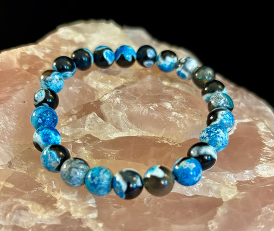 Memory Bracelet Natural Bluestone - Mental Clarity, Focus, Concentration