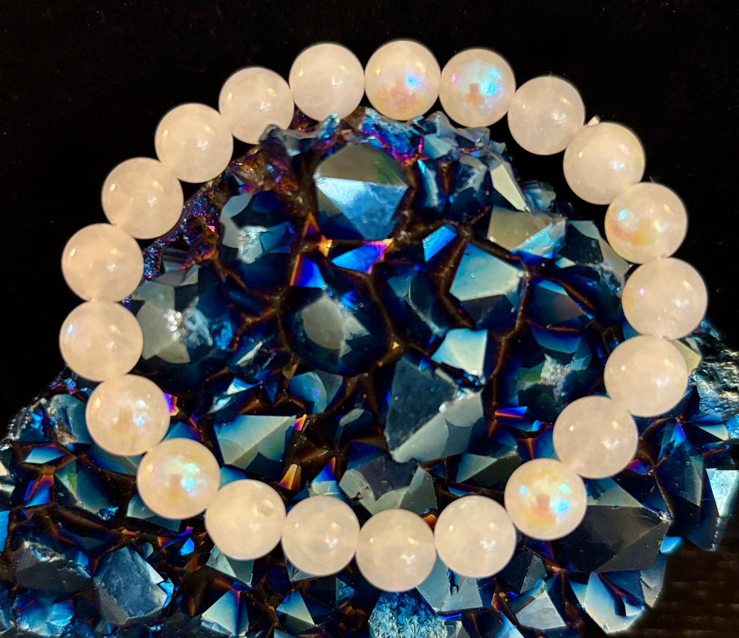 Moonstone Beaded Bracelet