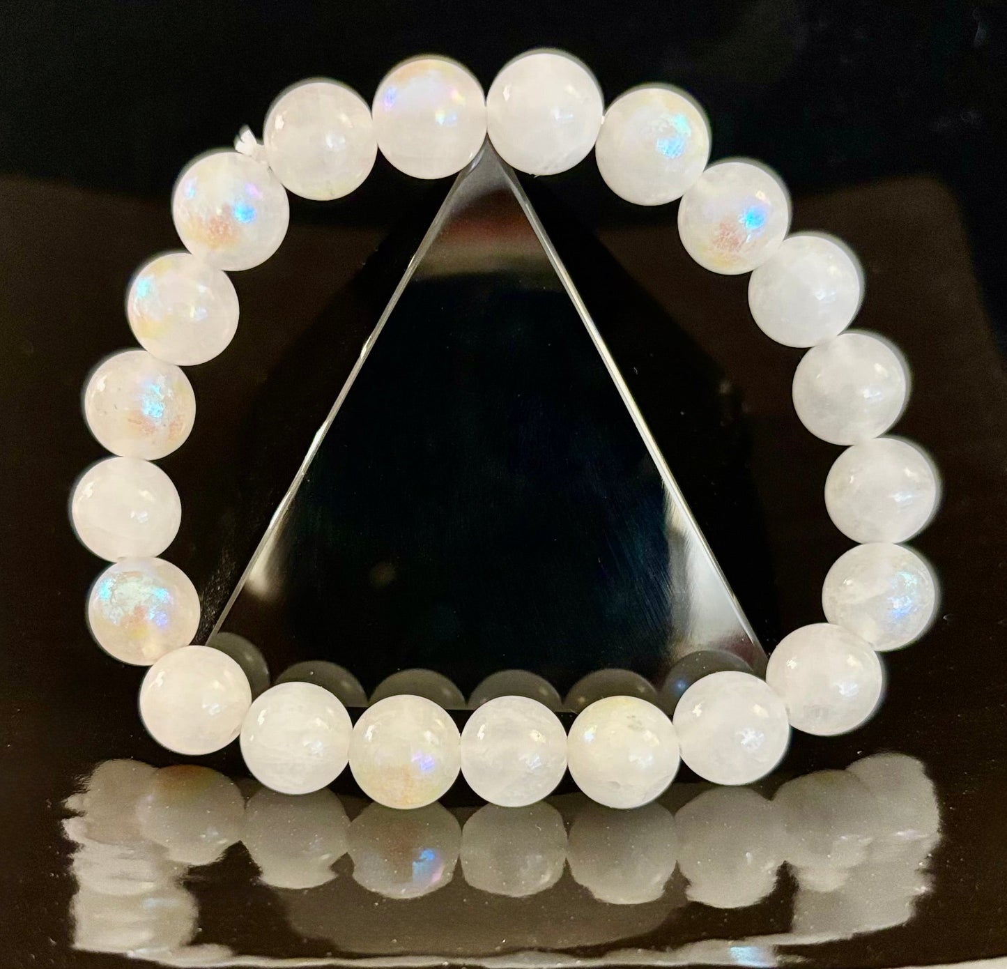 Moonstone Beaded Bracelet
