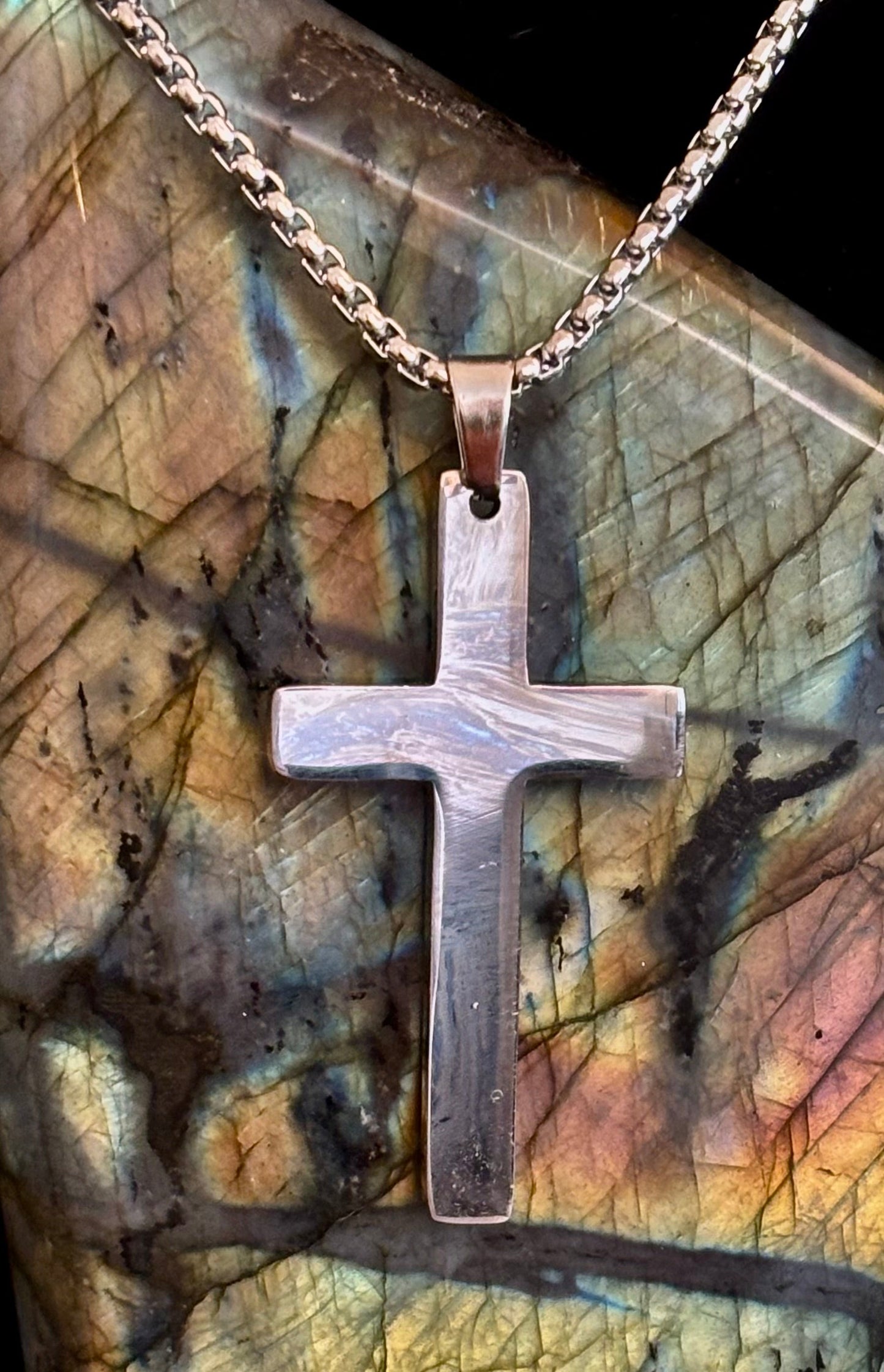 Stainless Steel Cross Necklace – A Symbol of Strength, Balance & Self-Expression