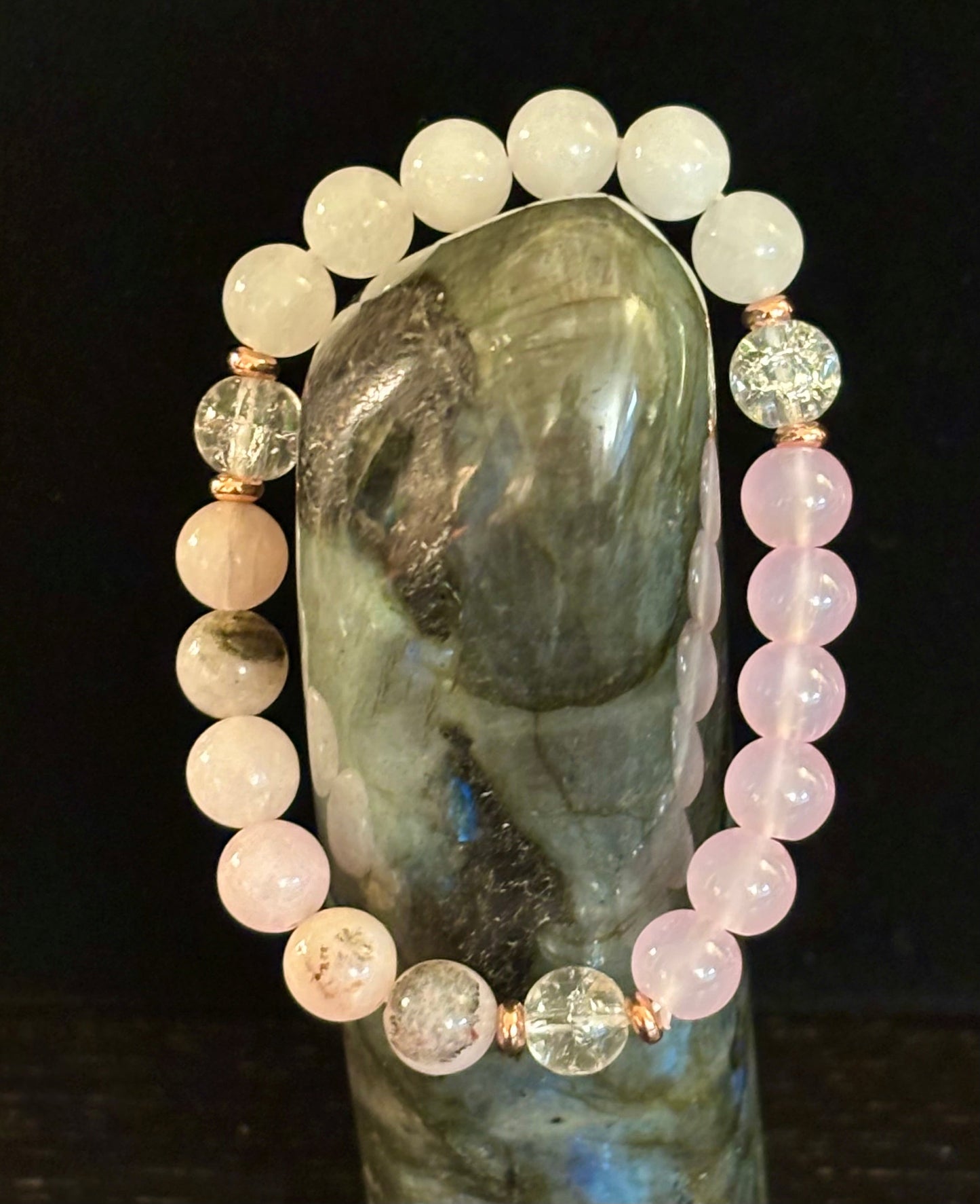 Vintage Boho Style Beaded Bracelet – Earthy Vibes, Ethereal Glow