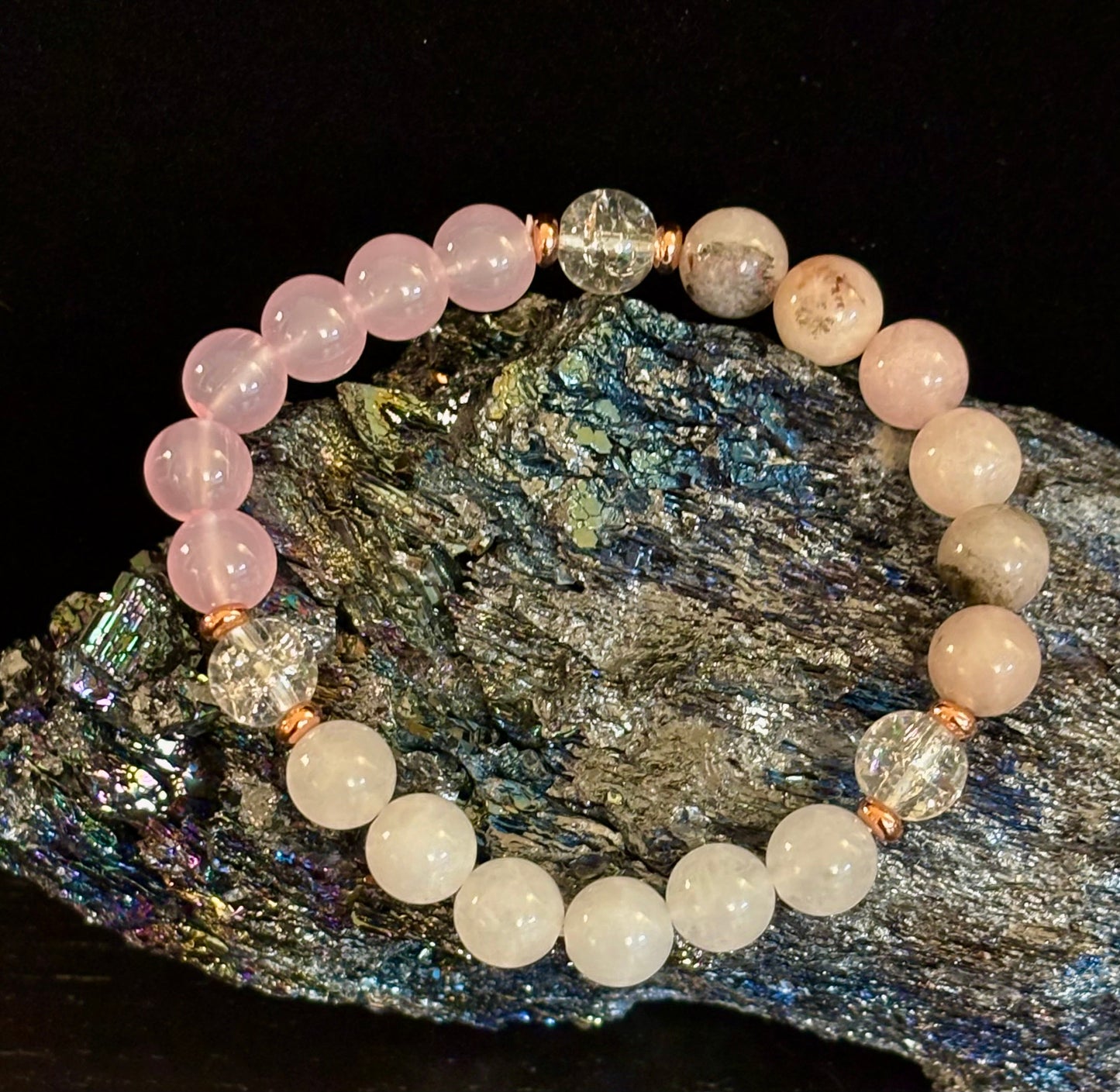 Vintage Boho Style Beaded Bracelet – Earthy Vibes, Ethereal Glow