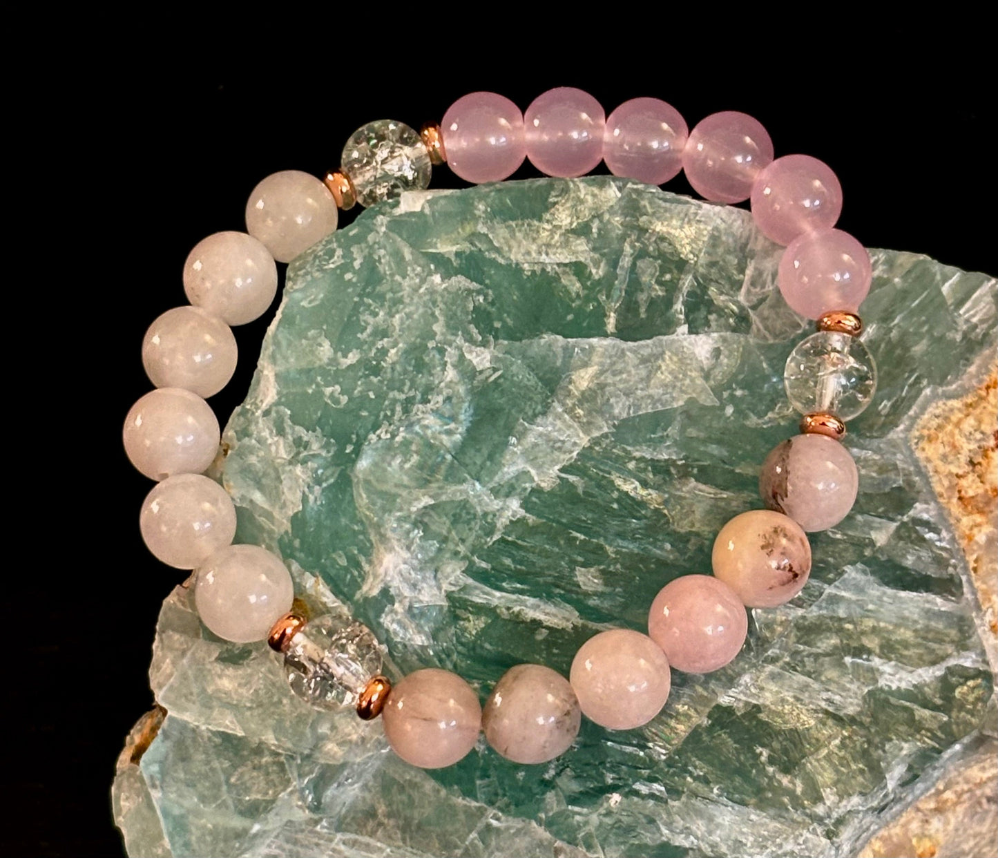 Vintage Boho Style Beaded Bracelet – Earthy Vibes, Ethereal Glow