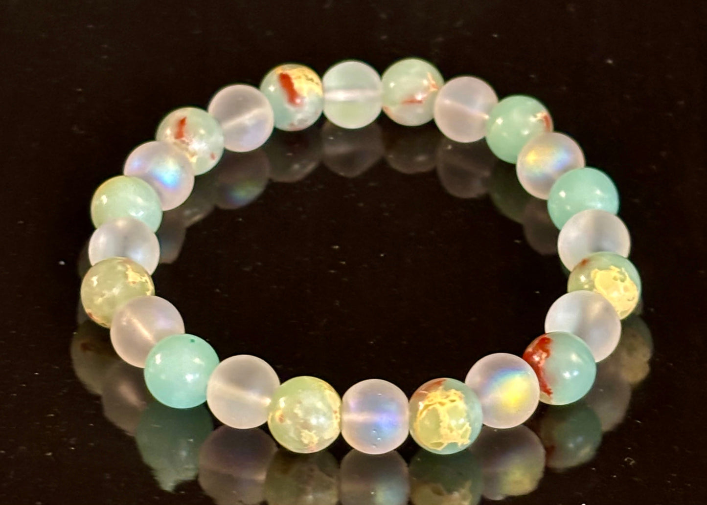 Vintage Boho Style Beaded Bracelet – Earthy Vibes, Ethereal Glow