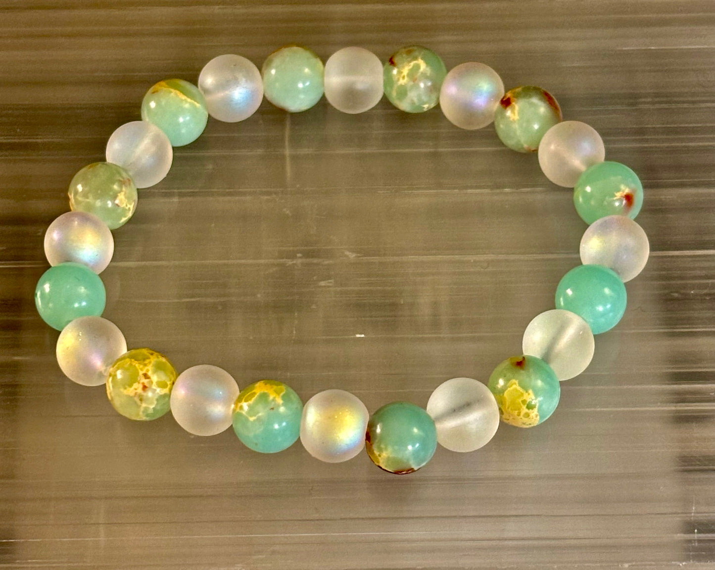 Vintage Boho Style Beaded Bracelet – Earthy Vibes, Ethereal Glow