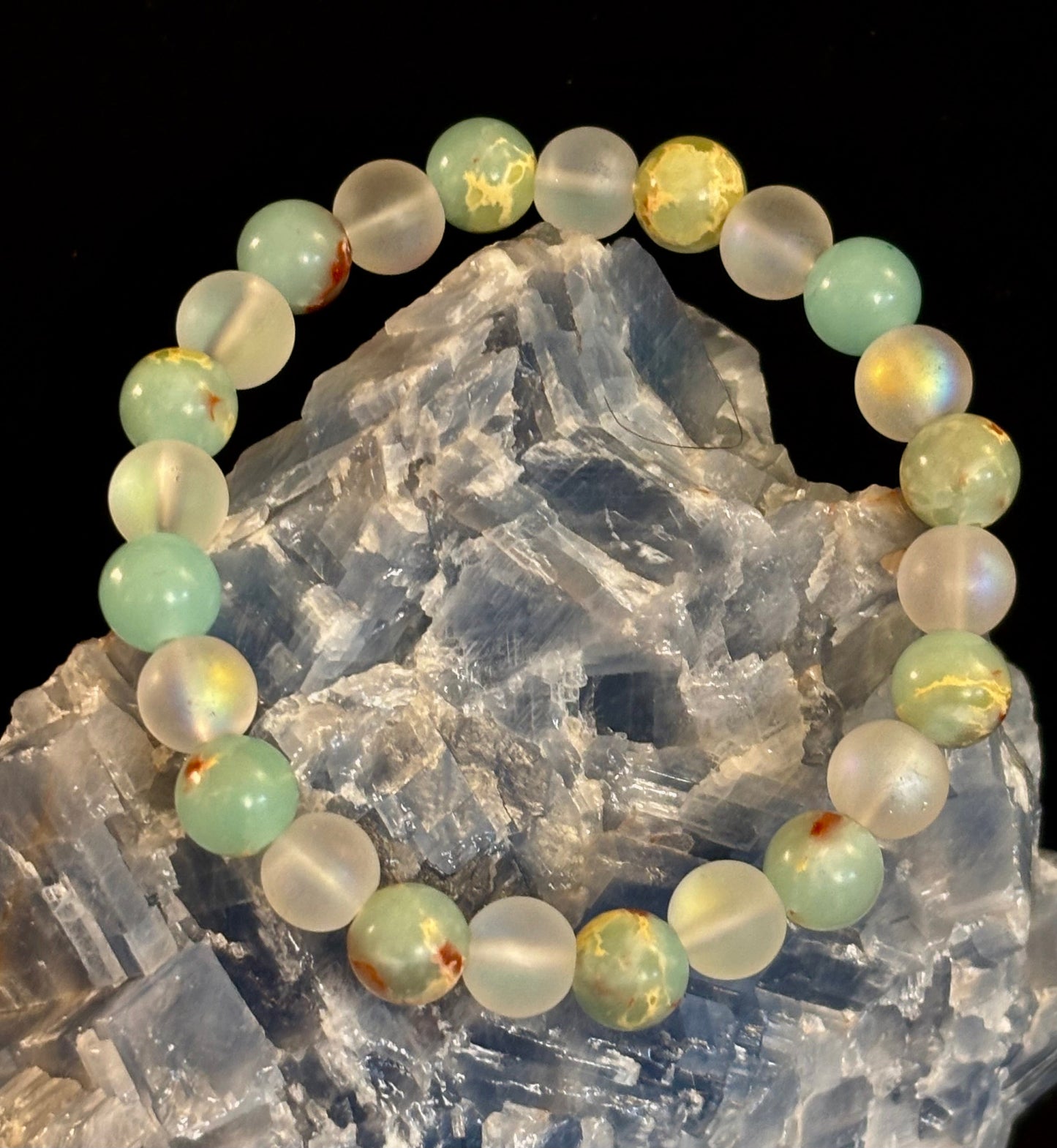 Vintage Boho Style Beaded Bracelet – Earthy Vibes, Ethereal Glow