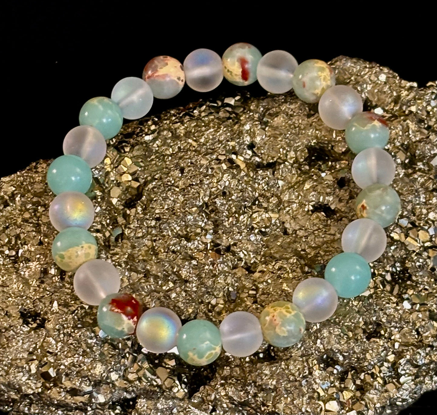 Vintage Boho Style Beaded Bracelet – Earthy Vibes, Ethereal Glow