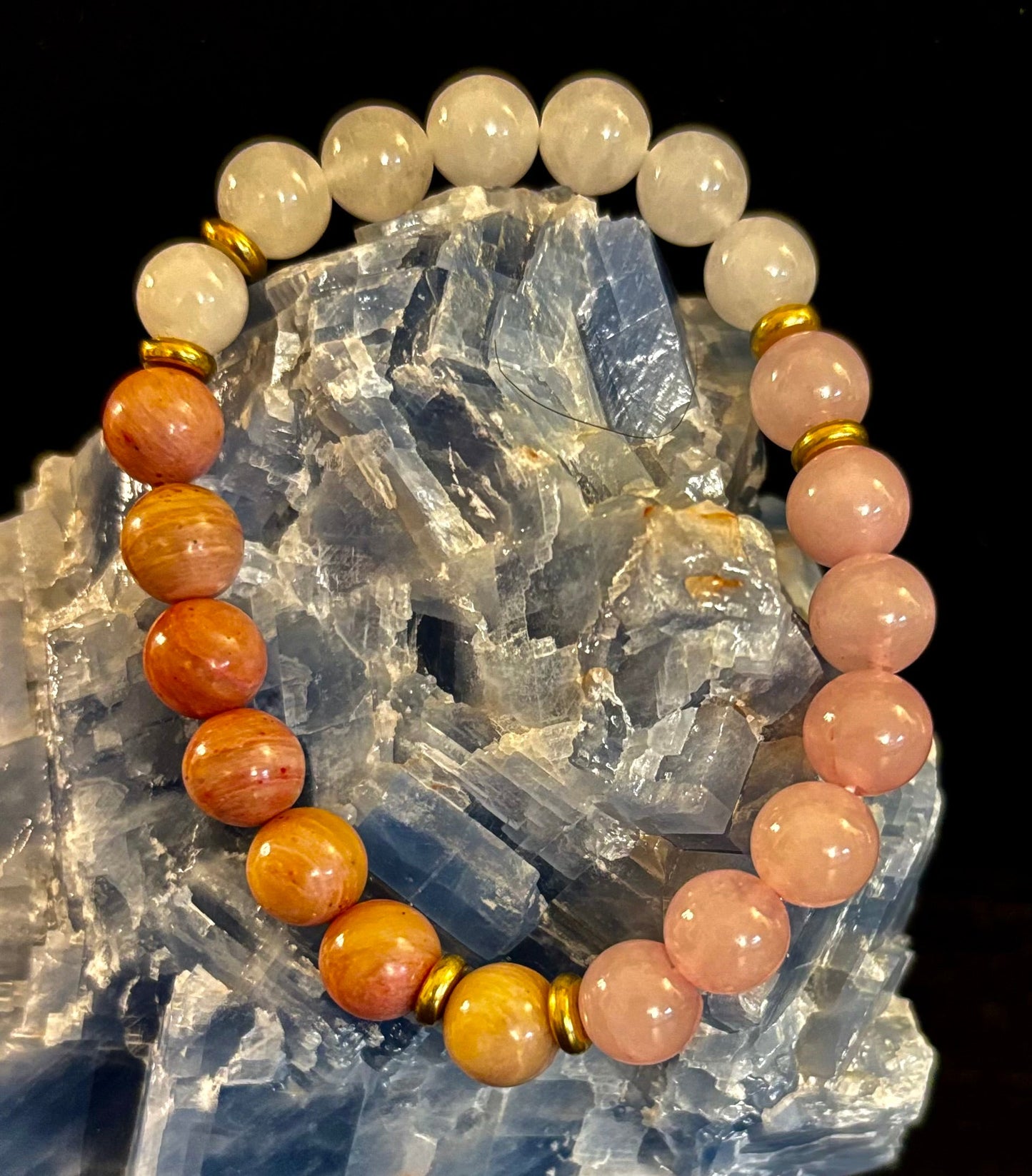 Vintage Boho Style Beaded Bracelet – Earthy Vibes, Ethereal Glow