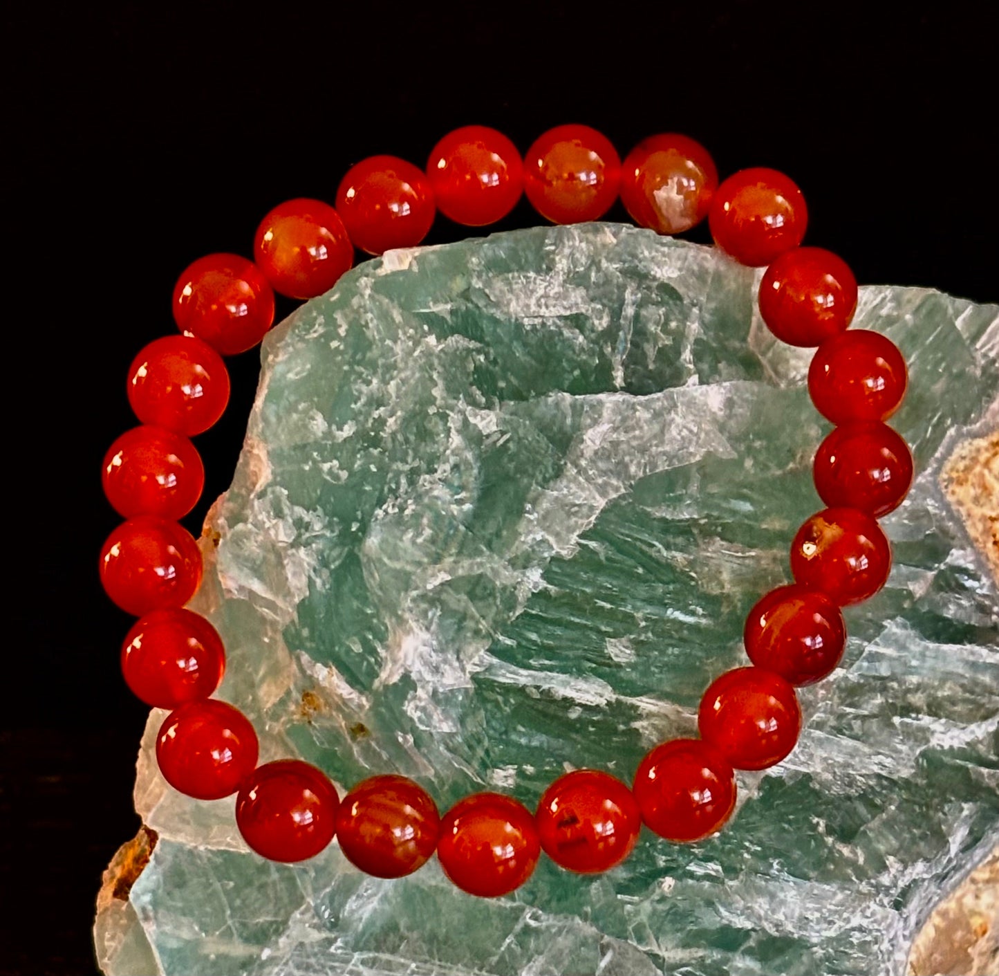 🔥 Carnelian Gemstone Bracelet – Ignite Confidence, Spark Creativity