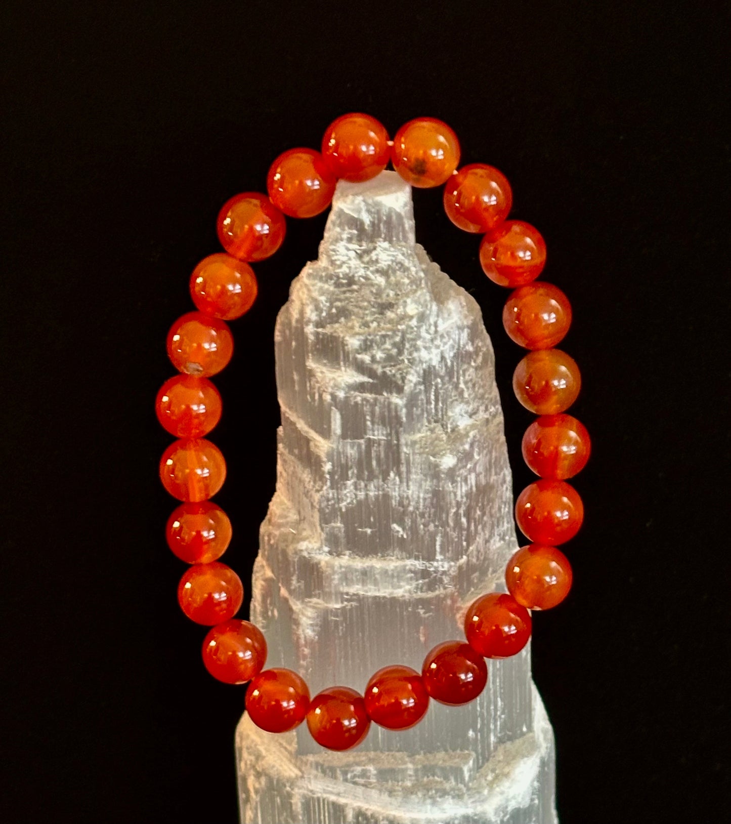 🔥 Carnelian Gemstone Bracelet – Ignite Confidence, Spark Creativity