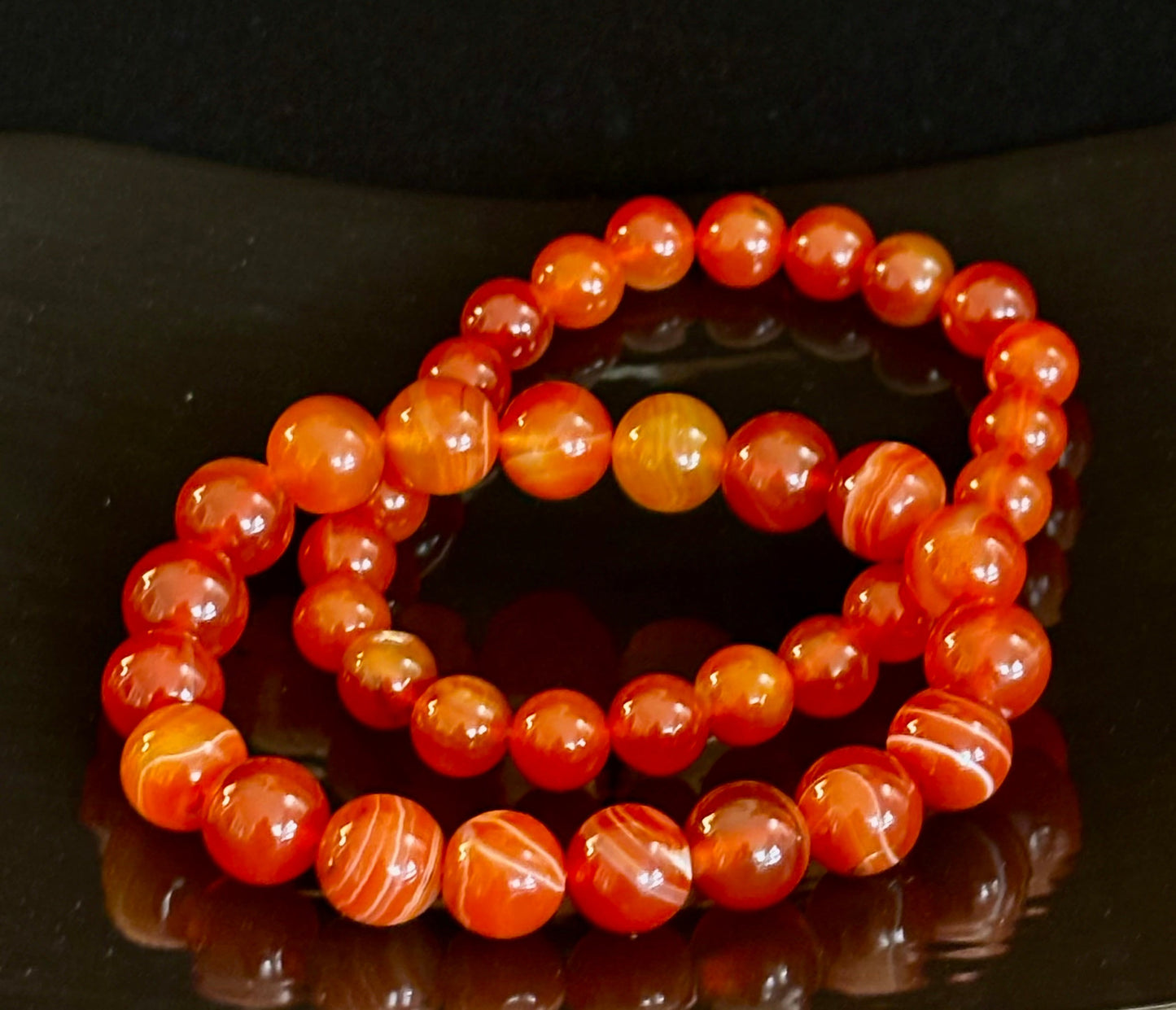 🔥 Carnelian Gemstone Bracelet – Ignite Confidence, Spark Creativity