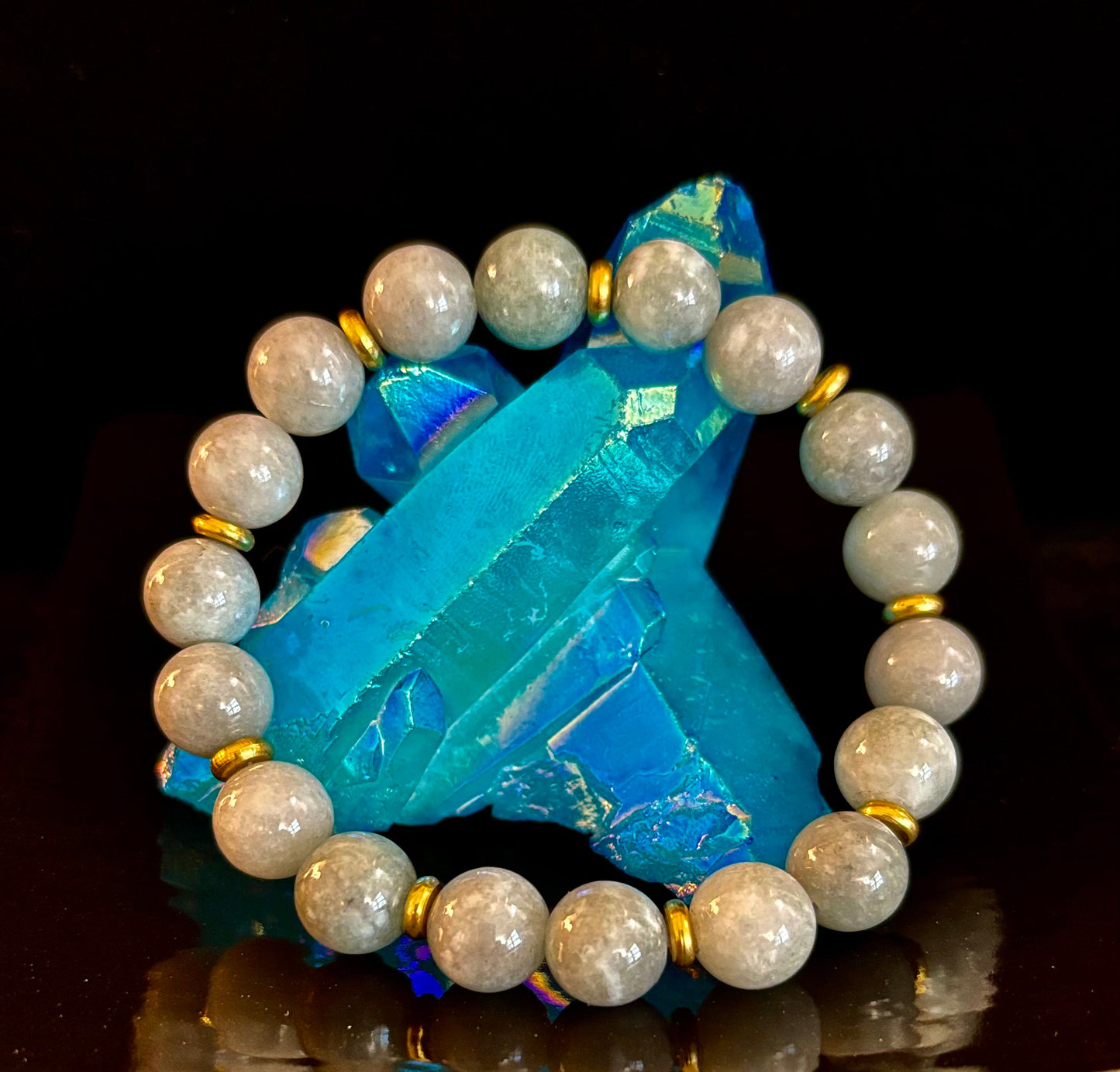 Green Aventurine Good Luck Bracelet – 10mm Beads for Prosperity & Positive Energy